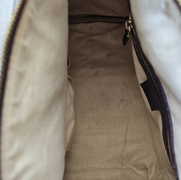 Gucci Monogram Vintage Web Medium Boston Bag - Picture 12 of 16